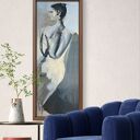 Lady - duży plakat z kobietą 120x60 cm do oprawy
