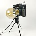 Lampka z aparatu fotograficznego - retro prezent dla fotografa i fotografki