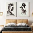 Komplet inkografii 50x70 cm - obrazy nad łóżko do sypialni i salonu