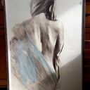 Nude Back - kobieca inkografia 60x90 cm