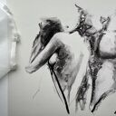 On i Ona - ręcznie sygnowana inkografia Fine Art 100x70 cm