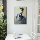 Yellow 40x60 - pastelowa inkografia do sypialni, obraz nad łóżko