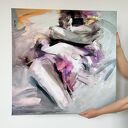 Purple - 70x70cm