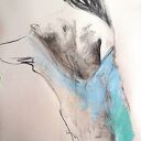 Baby Blue 100x70