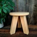 Taboret drewniany