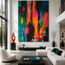 Jedyna sztuka w tej cenie - duży obraz abstrakcja 100x150cm