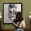 Nude - grafika do sypialni 70x70 cm