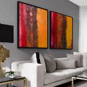 Bardzo duże obrazy do loftu lub przestrzeni komercyjnej, na klatkę schodową 120x240cm