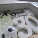 Ramka z okazji urodzin 18, 20, 30, 40 i 50 - mężczyzna, piłka nożna