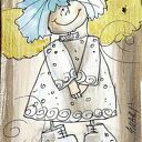 Deseczka z sentencją "Kochać i być kochanym, to tak jakby z obu stron grzało