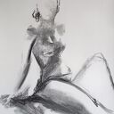 szkic kobiety 100x70