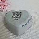 Uroczy pojemnik w kształcie serca na drobiazgi