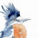 Akwarela oryginalna. Rybaczek