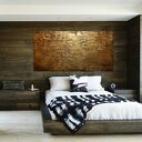 Efektowny duży obraz strukturalny abstrakcyjny płaskorzeźba 80x160cm