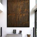 Duży obraz strukturalny metaliczny 10x150cm model 100326