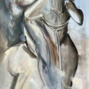 Lovers - obraz na płótnie do sypialni 120x80 cm