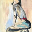 Lady - 100x70cm