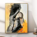 Obraz „Razem” 60x86 cm - giclée dla par do sypialni