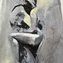 Obraz Lovers 100x70 - mężczyzna i kobieta na płótnie bawełnianym do salonu i sypialni