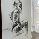 Szkic Kobiety - 50x70