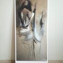 Me You - ręcznie wykonany obraz 120x60 cm do salonu i sypialni