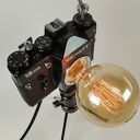 Lampka z aparatu fotograficznego - retro prezent dla fotografa i fotografki