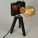 Retro lampka z aparatu fotograficznego - oryginalna dekoracja wnętrz