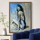 Blue Dress - 120x80
