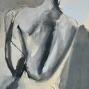 Lady - duży plakat z kobietą 120x60 cm do oprawy