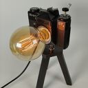 Retro lampka z aparatu fotograficznego - oryginalna dekoracja wnętrz