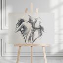 On i Ona - ręcznie sygnowana inkografia Fine Art 100x70 cm