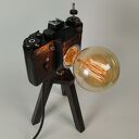 Retro lampka z aparatu fotograficznego - oryginalna dekoracja wnętrz