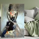 Lady - autorski obraz z kobietą 120x80 cm na płótnie