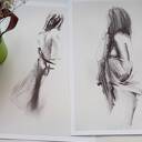 Komplet grafik Louka do sypialni - inkografia Giclee A3