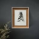 Lady 2 30x40 - zmysłowy obraz kobiety w szkicu