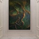 Luksusowa dekoracja na ścianę 100x150 cm - obraz strukturalny do salonu