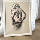 Szkic Kobiety - 50x70