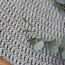 Okrągły dywan ze sznurka bawełnianego 130 cm śr