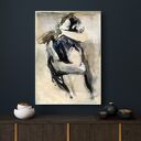 Give Me Hug - romantyczny obraz na płótnie 120x80 cm