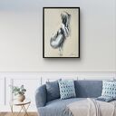 Nude - grafika czarno-biała 50x70 cm