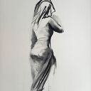 szkic kobiety 45x35