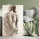 Nude Back - kobieca inkografia 60x90 cm