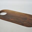 Deska długa orzech - pod gorące - 57 cm