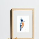 Akwarela oryginalna. Rybaczek