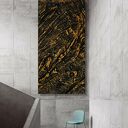 Efektowny duży obraz strukturalny abstrakcyjny płaskorzeźba 80x160cm