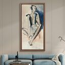 Woman - duży obraz kobiecy 56x112 cm do sypialni i salonu