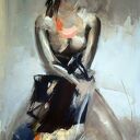 Lady 120x80cm