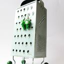 Stojak na biżuterię - metalowy organizer na kolczyki (ok. 22,5 cm)