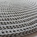 Okrągły dywan ze sznurka bawełnianego 130 cm śr