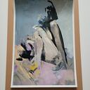 Komplet inkografii 70x50 Kobieta - duży obraz 50x70 cm